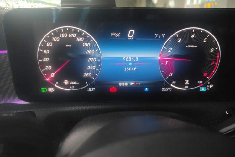 Used Mercedes-Benz A-Class 2025 A 200 L Fashion Model Odometer Close Up