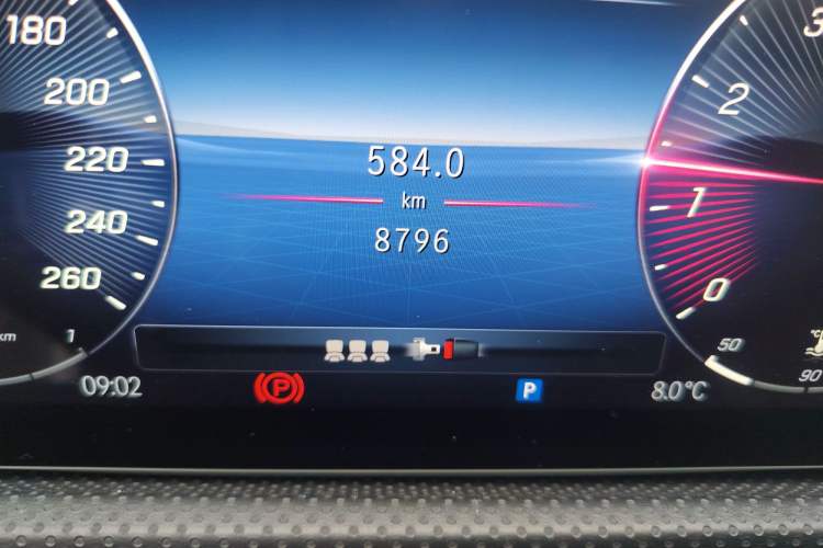 Used Mercedes-Benz A-Class 2025 A 200 L Fashion Model Odometer Close Up