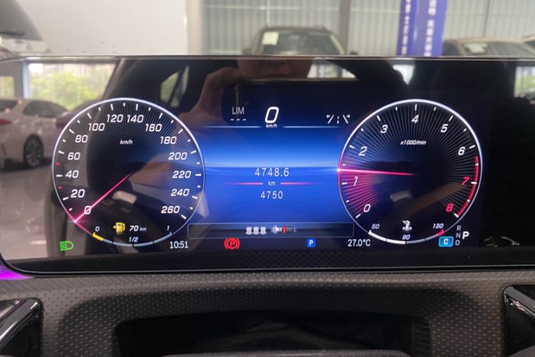 Used Mercedes-Benz A-Class 2025 A 200 L Fashion Model Odometer Close Up