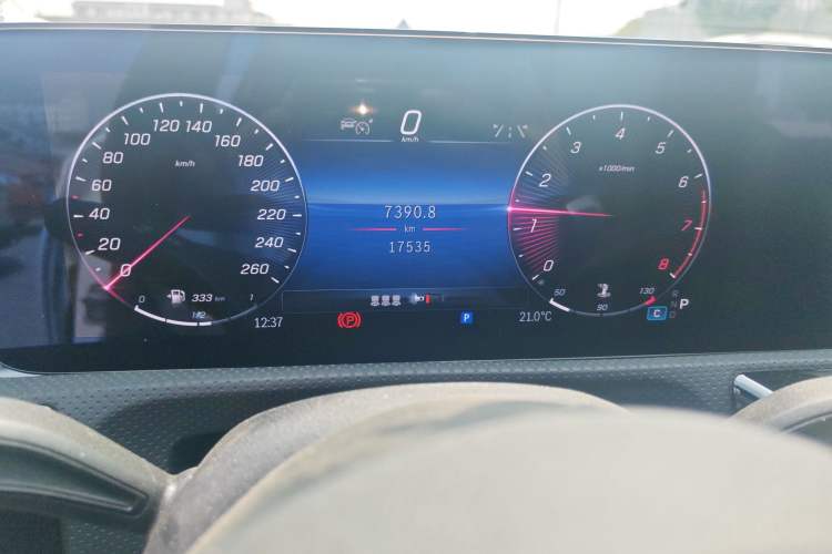 Used Mercedes-Benz A-Class 2025 A 200 L Fashion Model Odometer Close Up