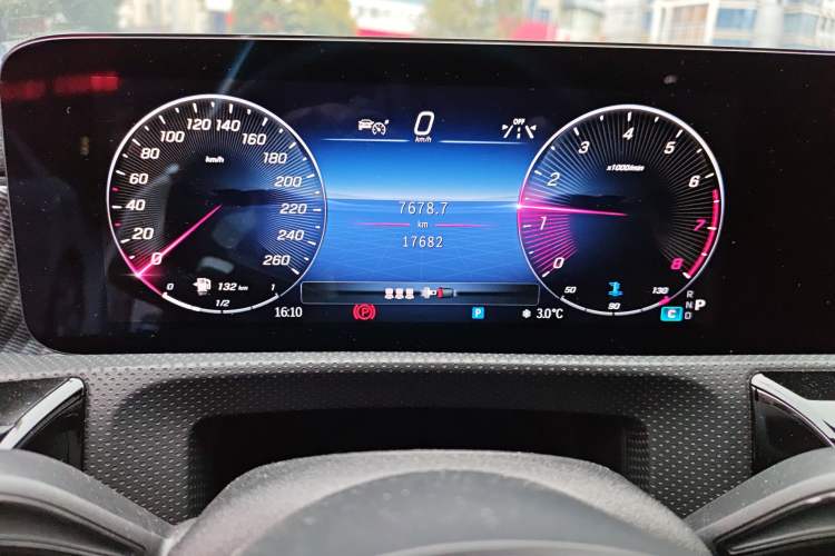 Used Mercedes-Benz A-Class 2025 A 200 L Fashion Model Odometer Close Up