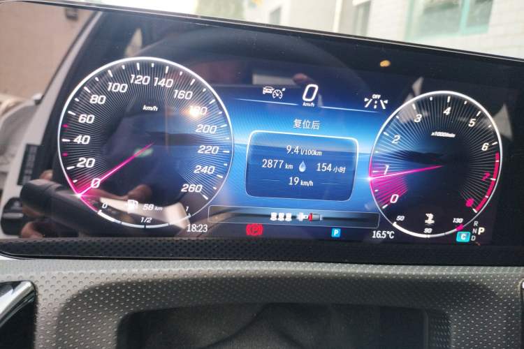 Used Mercedes-Benz A-Class 2025 A 200 L Fashion Model Odometer Close Up