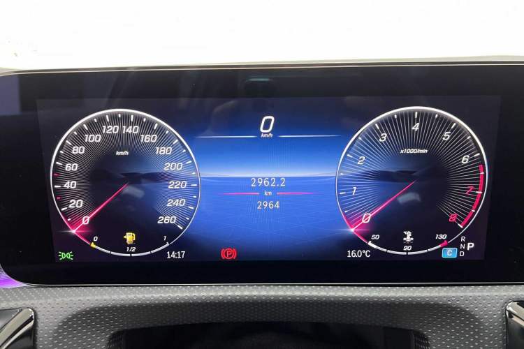 Used Mercedes-Benz A-Class 2025 A 200 L Fashion Model Odometer Close Up