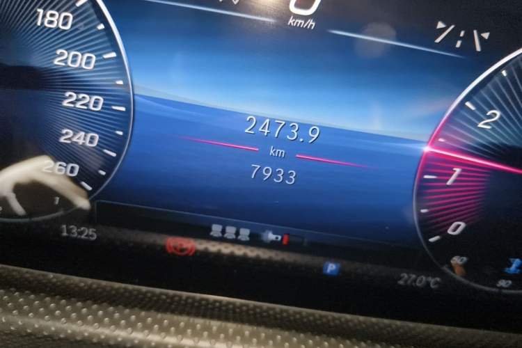 Used Mercedes-Benz A-Class 2025 A 200 L Fashion Model Odometer Close Up