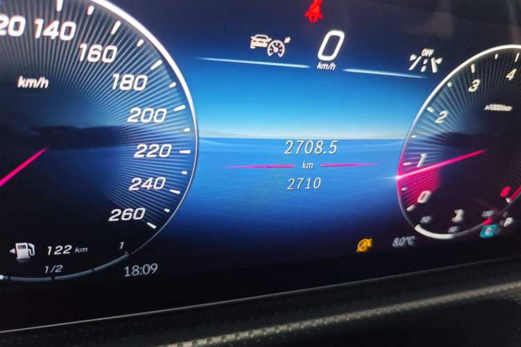 Used Mercedes-Benz A-Class 2025 A 200 L Fashion Model Odometer Close Up