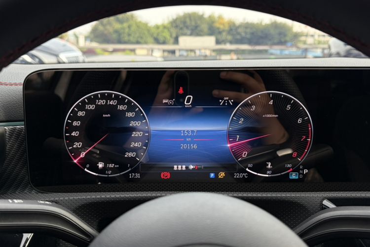 Used Mercedes-Benz A-Class 2025 A 200 L Fashion Model Odometer Close Up