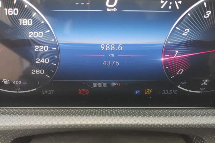 Used Mercedes-Benz A-Class 2025 A 200 L Fashion Model Odometer Close Up