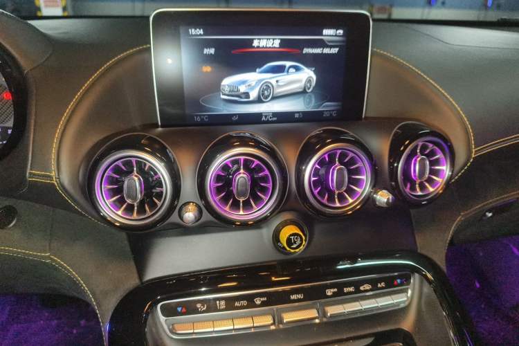 Used Mercedes-Benz AMG GT 2017 AMG GT R Audio And AC Panel