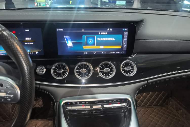 Used Mercedes-Benz AMG GT 2019 AMG GT 50 four-door sports car Audio And AC Panel