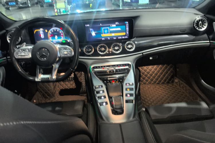 Used Mercedes-Benz AMG GT 2019 AMG GT 50 four-door sports car Center Console