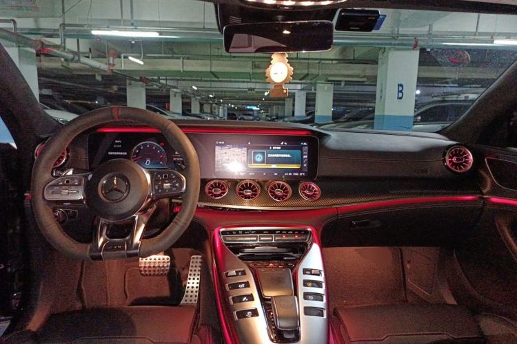 Used Mercedes-Benz AMG GT 2019 AMG GT 50 four-door sports car Center Console