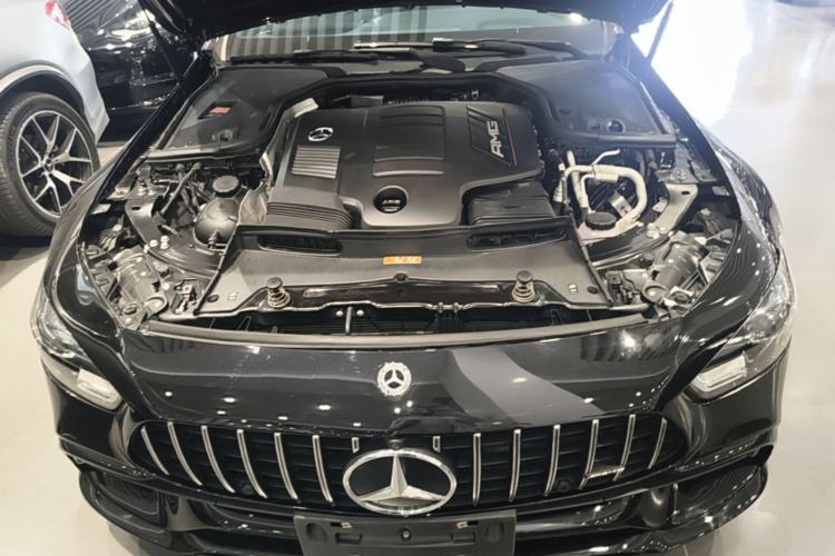 Used Mercedes-Benz AMG GT 2019 AMG GT 50 four-door sports car Engine Bay