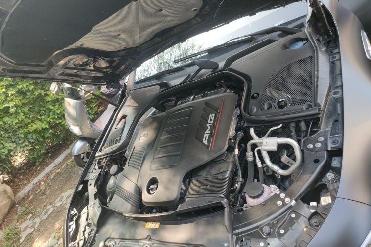 Used Mercedes-Benz AMG GT 2019 AMG GT 50 four-door sports car Engine Bay