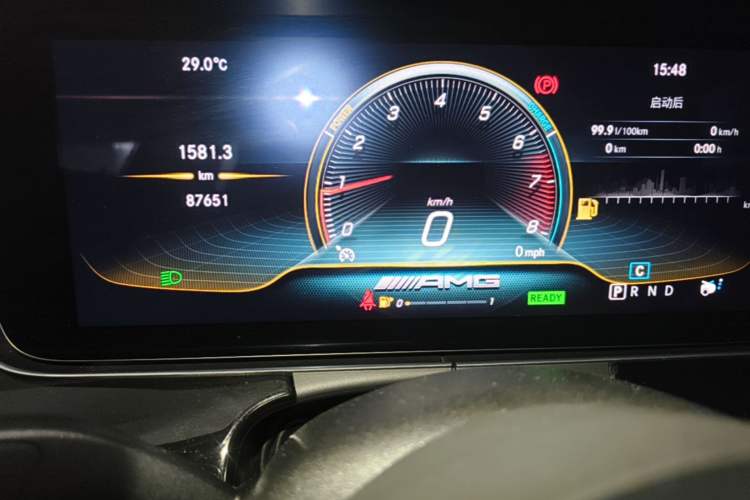 Used Mercedes-Benz AMG GT 2019 AMG GT 50 four-door sports car Instrument Cluster