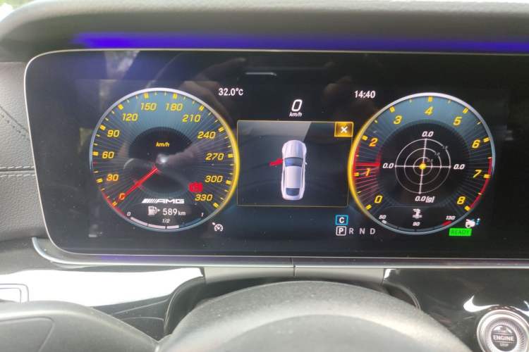 Used Mercedes-Benz AMG GT 2019 AMG GT 50 four-door sports car Instrument Cluster