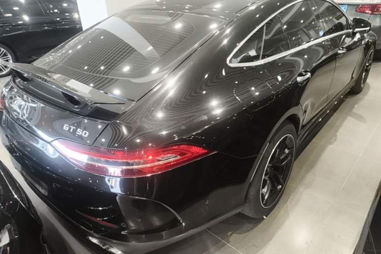Used Mercedes-Benz AMG GT 2019 AMG GT 50 four-door sports car Rear Right 45 Deg