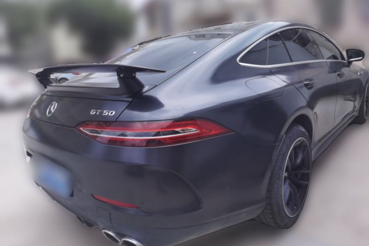Used Mercedes-Benz AMG GT 2019 AMG GT 50 four-door sports car Rear Right 45 Deg