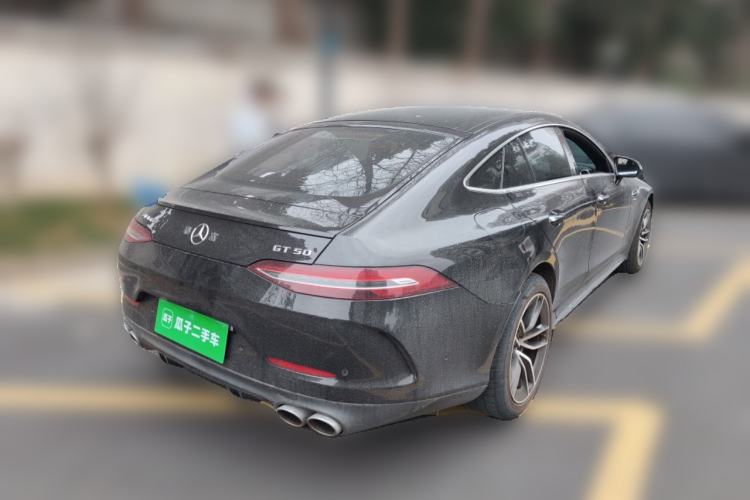 Used Mercedes-Benz AMG GT 2019 AMG GT 50 four-door sports car Rear Right 45 Deg