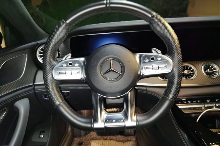 Used Mercedes-Benz AMG GT 2019 AMG GT 50 four-door sports car Steering Wheel