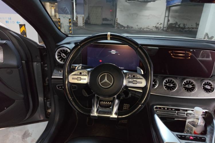 Used Mercedes-Benz AMG GT 2019 AMG GT 53 4MATIC+ Four-Door Coupe Steering Wheel
