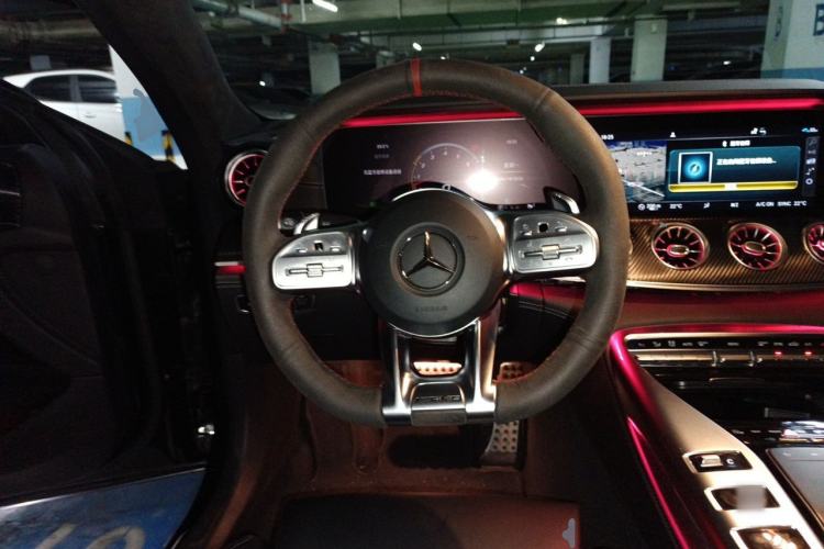 Used Mercedes-Benz AMG GT 2019 AMG GT 50 four-door sports car Steering Wheel