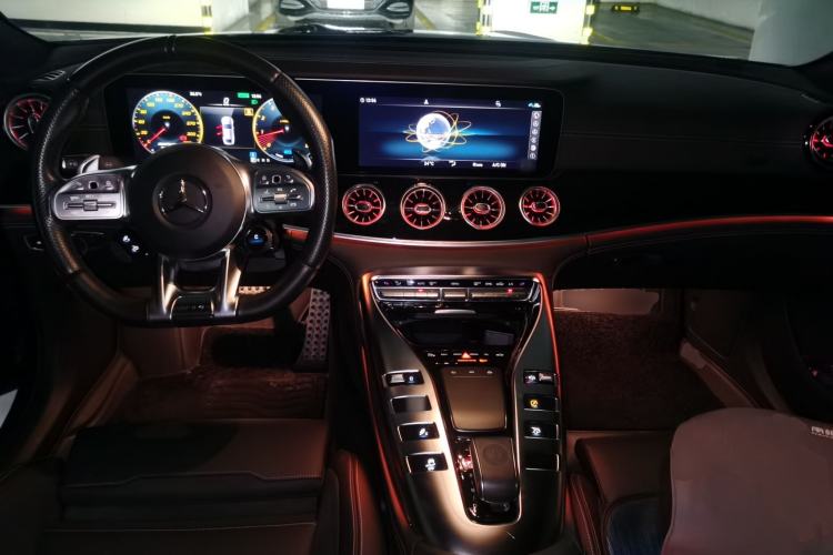 Used Mercedes-Benz AMG GT 2019 AMG GT 50 four-door sports car Center Console