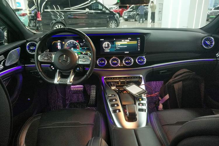 Used Mercedes-Benz AMG GT 2019 AMG GT 50 four-door sports car Center Console