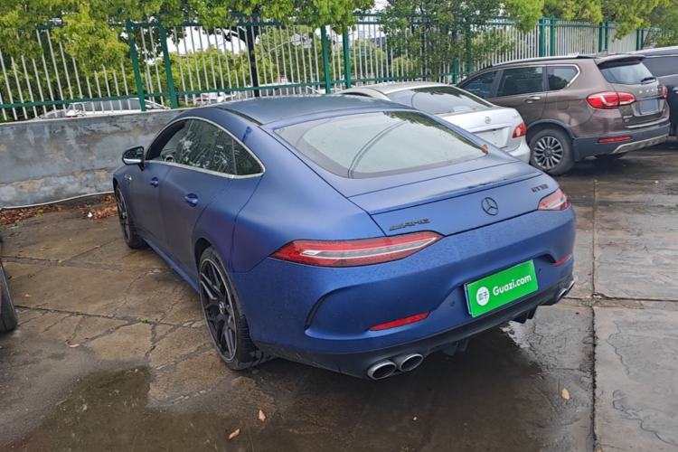 Used Mercedes-Benz AMG GT 2019 AMG GT 50 four-door sports car Rear Left 45 Deg