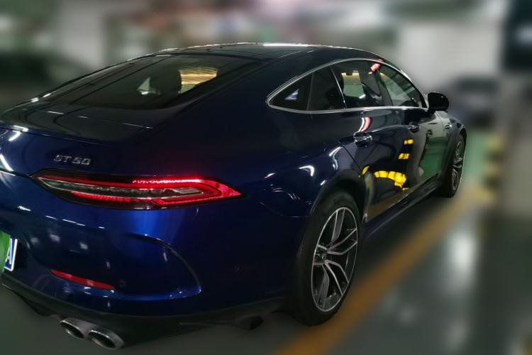 Used Mercedes-Benz AMG GT 2019 AMG GT 50 four-door sports car Rear Right 45 Deg