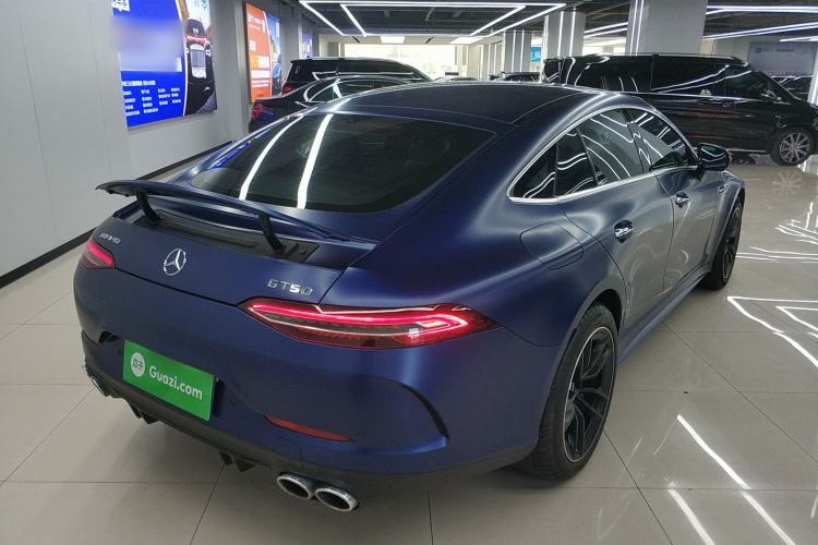 Used Mercedes-Benz AMG GT 2019 AMG GT 50 four-door sports car Rear Right 45 Deg