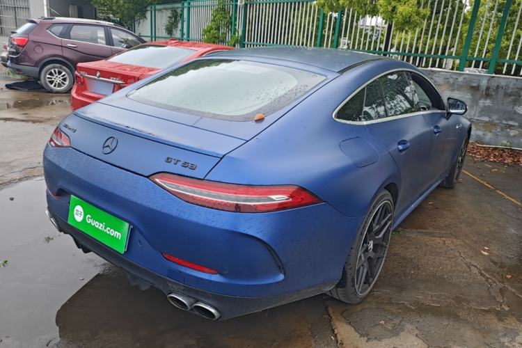 Used Mercedes-Benz AMG GT 2019 AMG GT 50 four-door sports car Rear Right 45 Deg