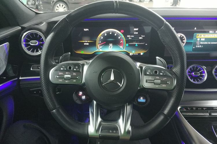 Used Mercedes-Benz AMG GT 2019 AMG GT 50 four-door sports car Steering Wheel