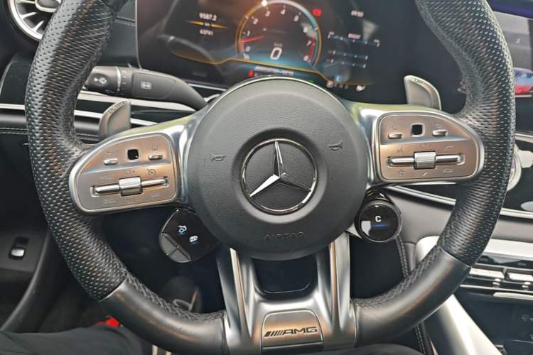 Used Mercedes-Benz AMG GT 2019 AMG GT 50 four-door sports car Steering Wheel