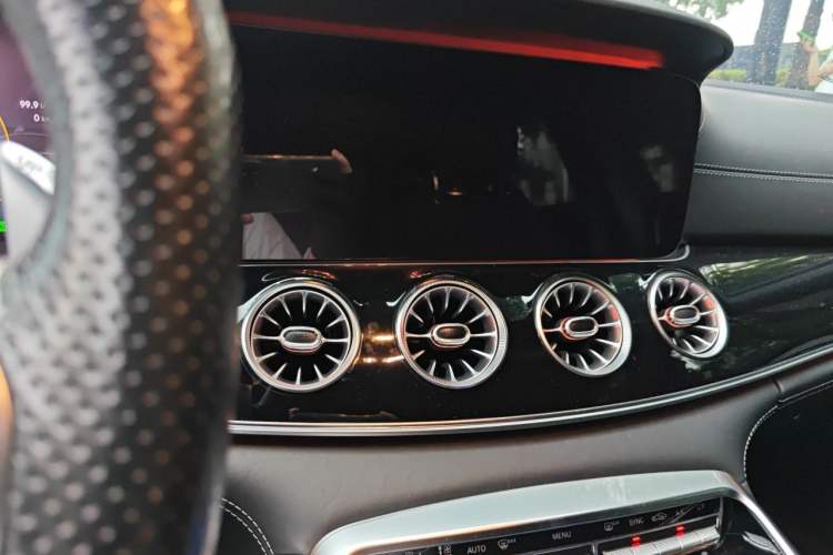 Used Mercedes-Benz AMG GT 2019 AMG GT 50 four-door sports car Audio And AC Panel