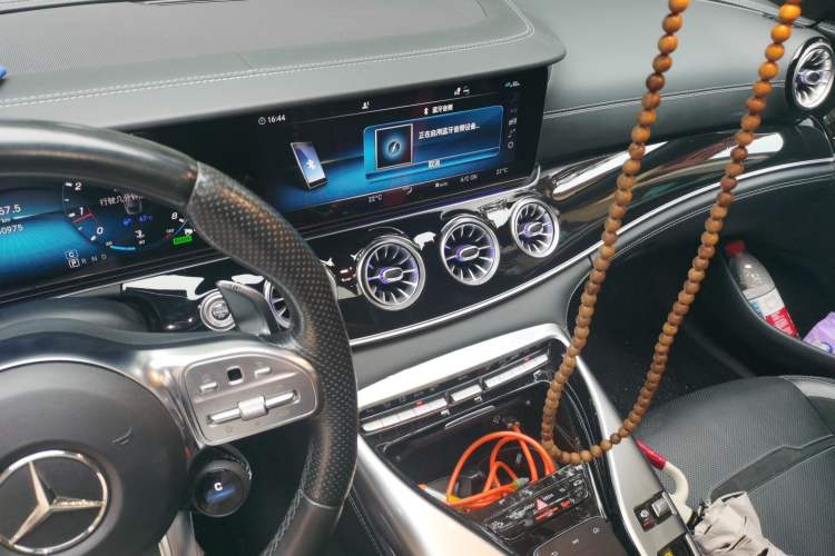 Used Mercedes-Benz AMG GT 2019 AMG GT 50 four-door sports car Audio And AC Panel