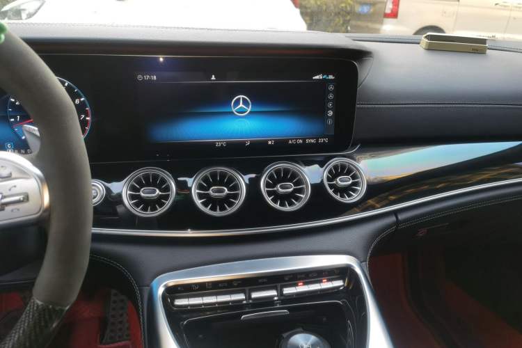 Used Mercedes-Benz AMG GT 2019 AMG GT 50 four-door sports car Audio And AC Panel