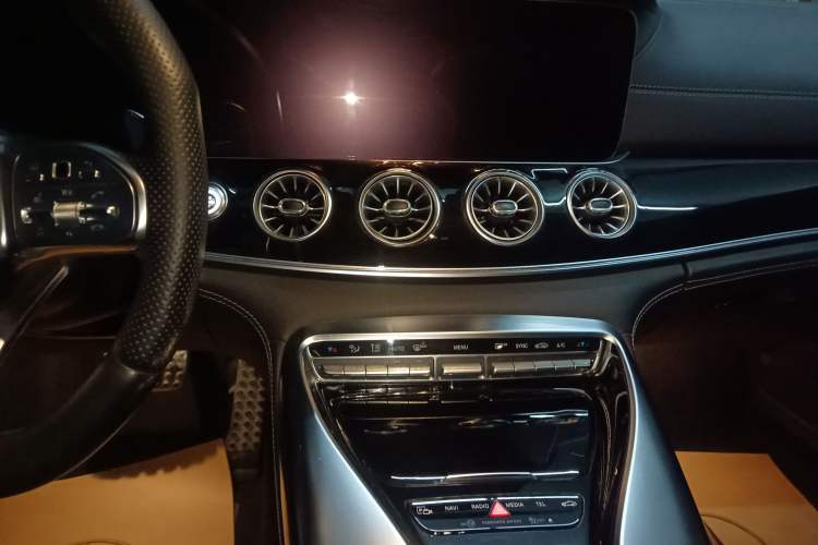 Used Mercedes-Benz AMG GT 2019 AMG GT 50 four-door sports car Audio And AC Panel