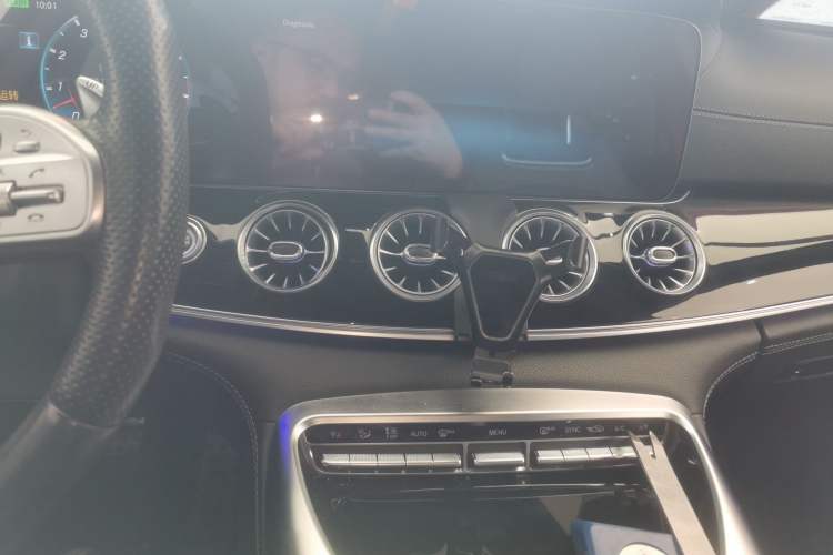 Used Mercedes-Benz AMG GT 2019 AMG GT 50 four-door sports car Audio And AC Panel