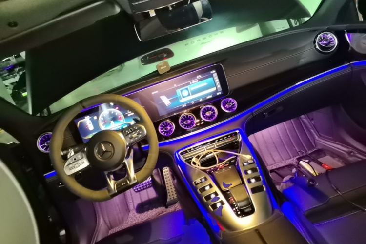 Used Mercedes-Benz AMG GT 2019 AMG GT 50 four-door sports car Center Console
