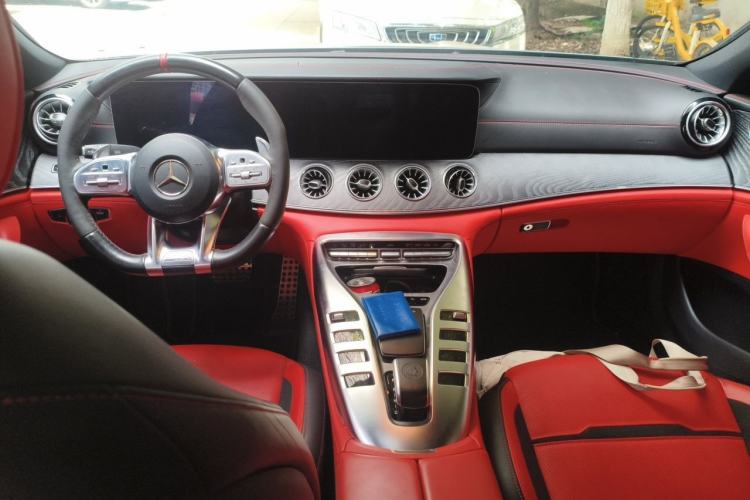Used Mercedes-Benz AMG GT 2019 AMG GT 53 4MATIC+ Four-Door Coupe Center Console