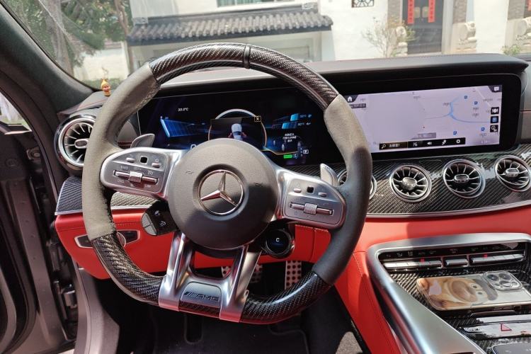 Used Mercedes-Benz AMG GT 2019 AMG GT 50 four-door sports car Center Console