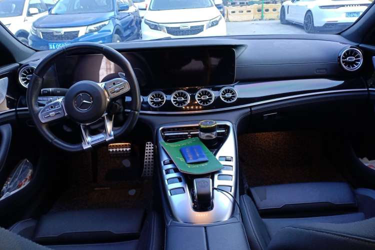 Used Mercedes-Benz AMG GT 2019 AMG GT 50 four-door sports car Center Console