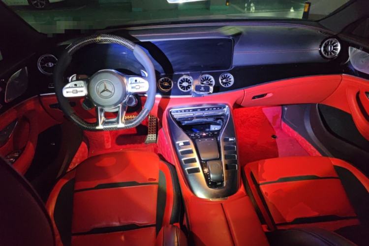 Used Mercedes-Benz AMG GT 2019 AMG GT 50 four-door sports car Center Console
