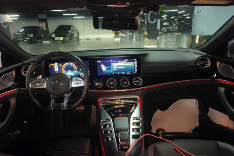 Used Mercedes-Benz AMG GT 2019 AMG GT 50 four-door sports car Center Console