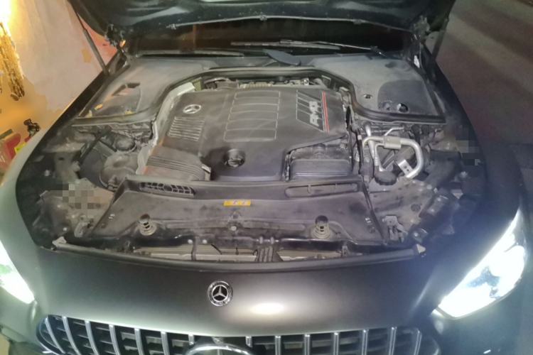 Used Mercedes-Benz AMG GT 2019 AMG GT 50 four-door sports car Engine Bay