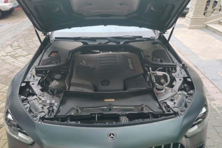 Used Mercedes-Benz AMG GT 2019 AMG GT 50 four-door sports car Engine Bay