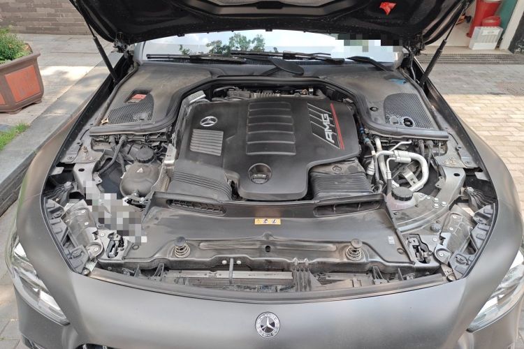 Used Mercedes-Benz AMG GT 2019 AMG GT 50 four-door sports car Engine Bay