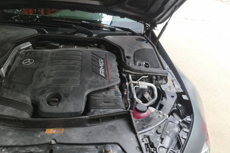 Used Mercedes-Benz AMG GT 2019 AMG GT 53 4MATIC+ Four-Door Coupe Engine Bay Left