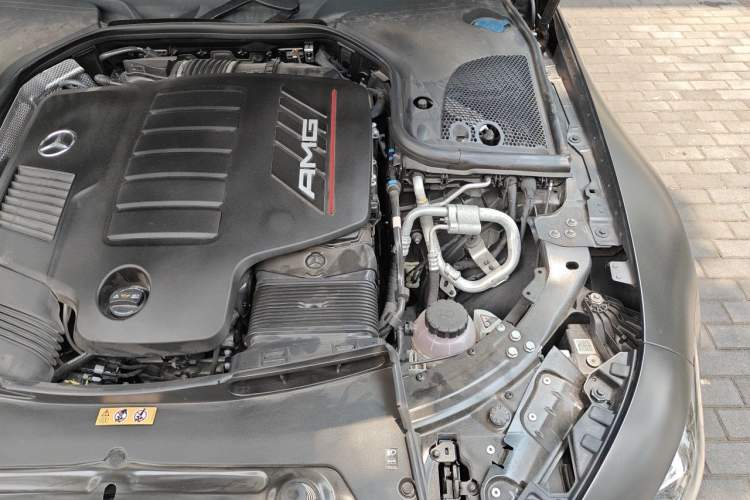Used Mercedes-Benz AMG GT 2019 AMG GT 50 four-door sports car Engine Bay Left