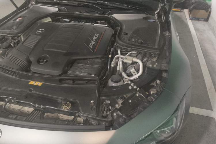 Used Mercedes-Benz AMG GT 2019 AMG GT 50 four-door sports car Engine Bay Left